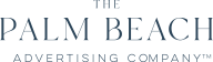Logo, Blue. Palm Beach Advertising Company