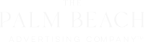 Logo, White; Palm Beach Advertising Company